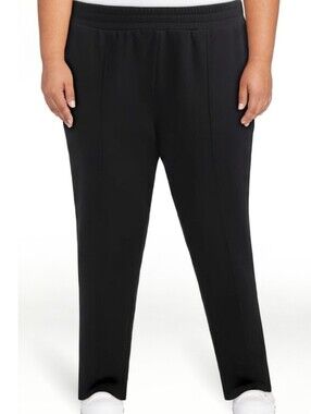 Danskin Black Elastic Waist Track Pants